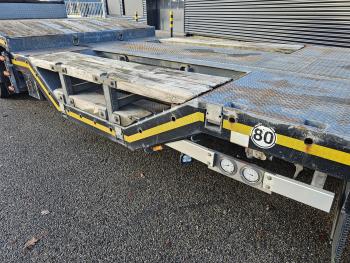 Scania R410 6x2 / RETARDER + NOOTEBOOM DIEPLADER